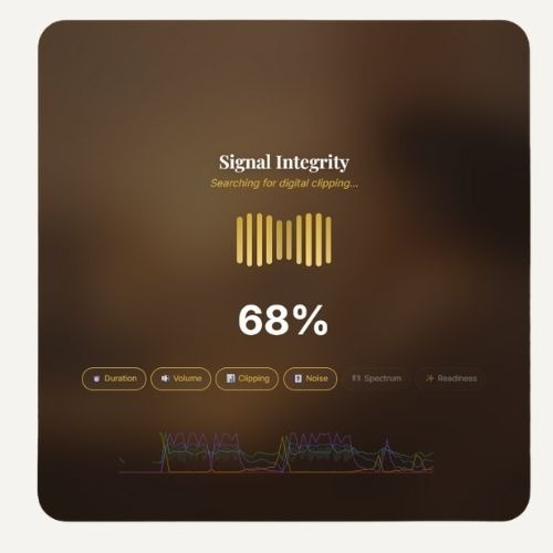 audio enhancement quality check process