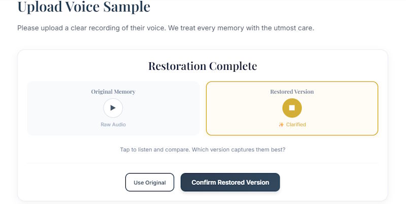 Restoration Comparison